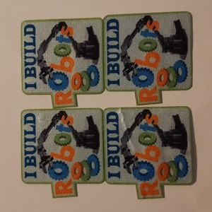 I Build Robots - Girl Scout Fun Patch Bundle - NEW Iron On 🦋❤